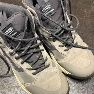 Vans women or men’s Gray Sneakers boots size 9 size 7.5